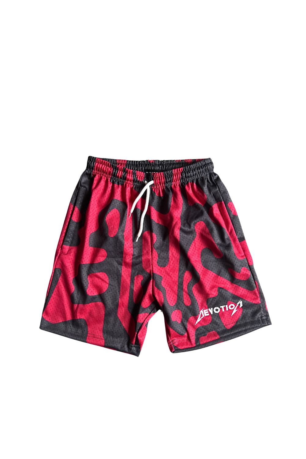 Maze Runner Shorts Red and Grey