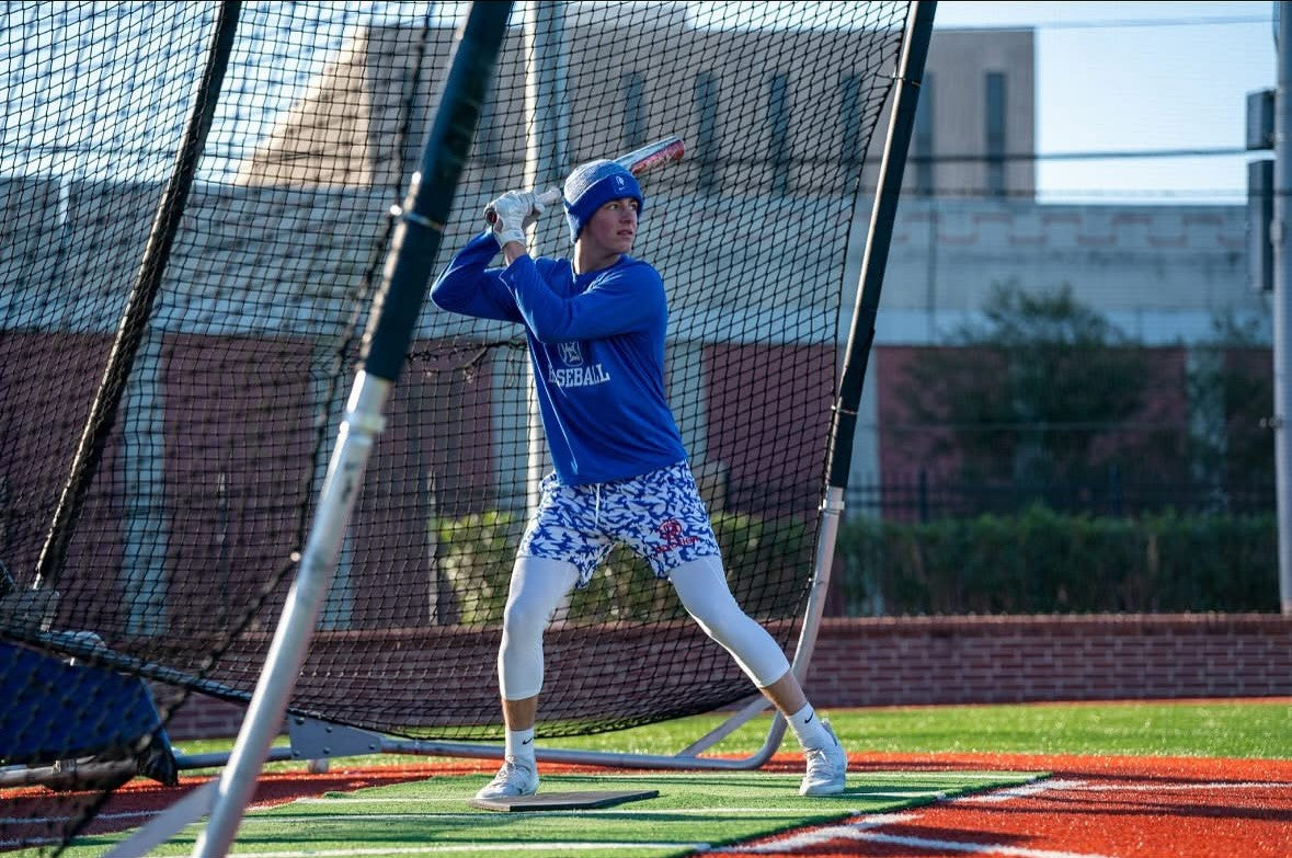 Venom Blue and White Mesh Shorts