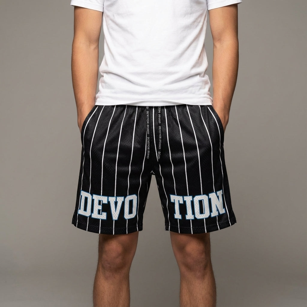 Devotion Classic Pinstripe Shorts