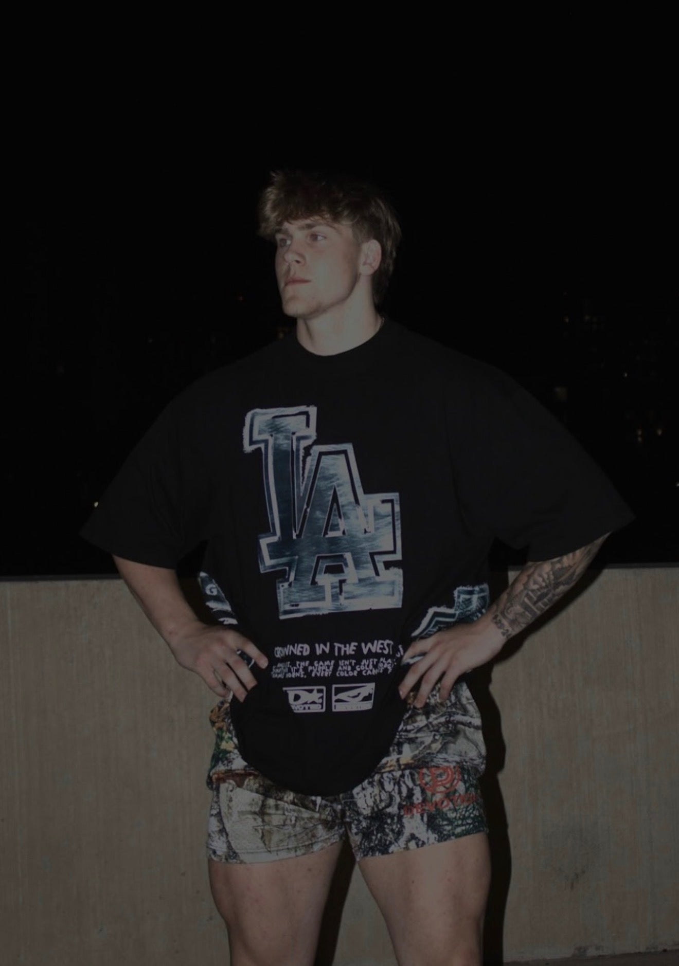 I LOVE LA OVERSIZED SHIRT