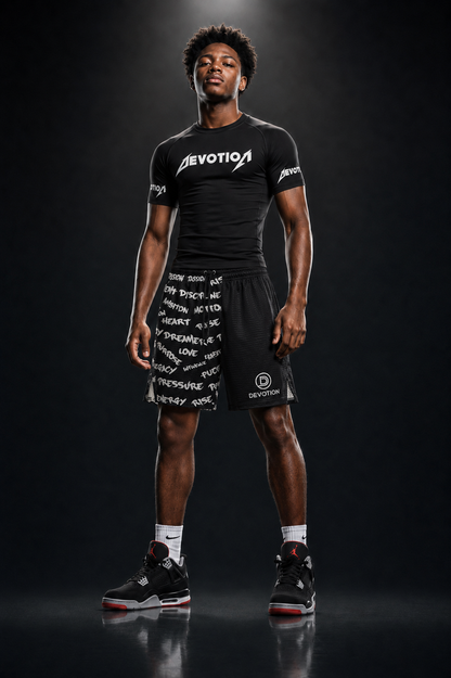 2 Tone Affirmation Mesh Shorts