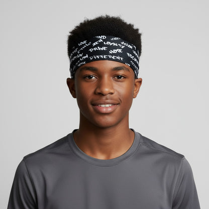 Affirmation Word Print Headband