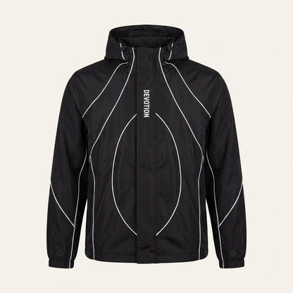 Devotion Reflective Black Hooded Jacket (PreOrder)