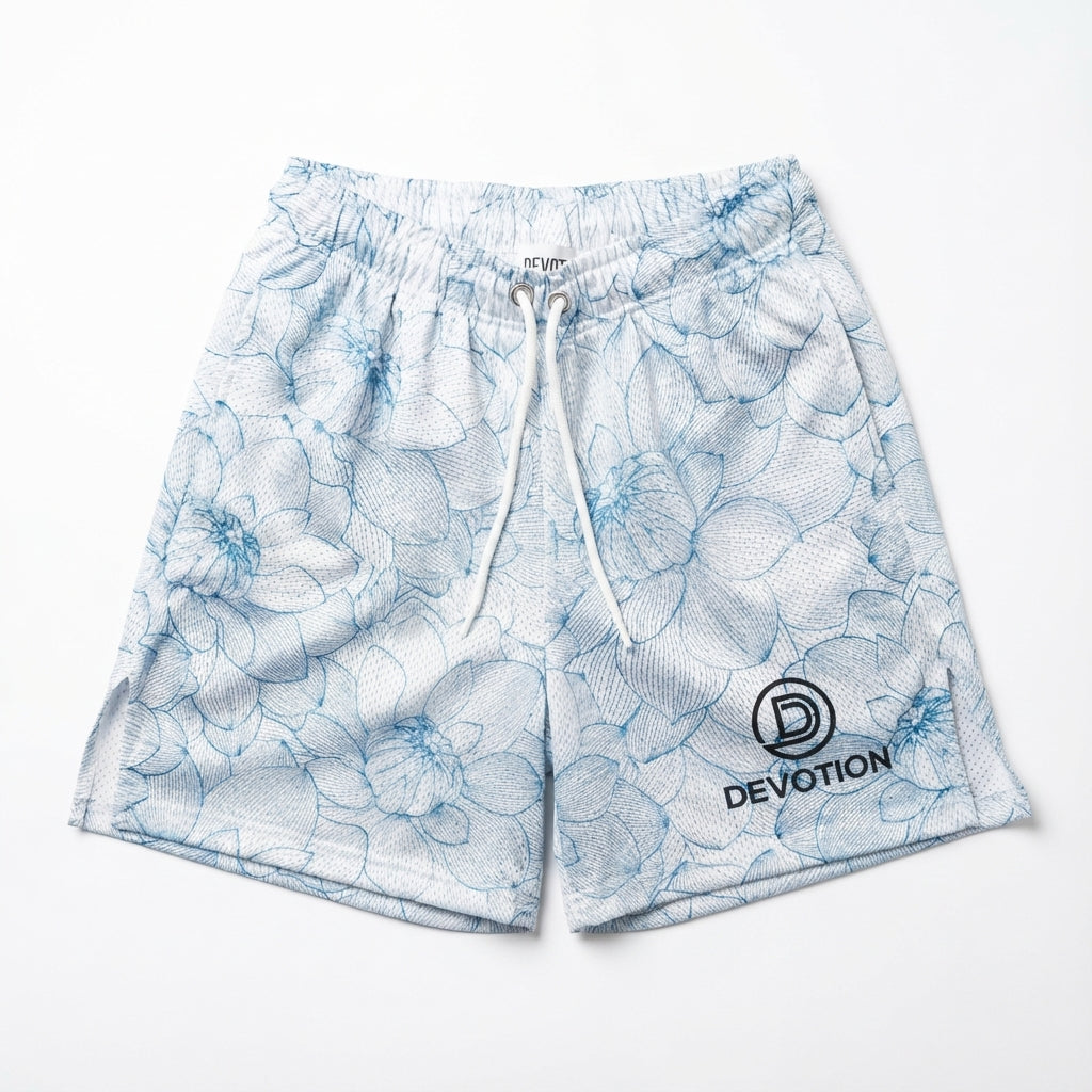 Devotion Floral Mesh Shorts