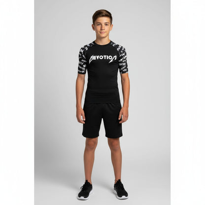 Devotion Word Sleeve Compression Shirt