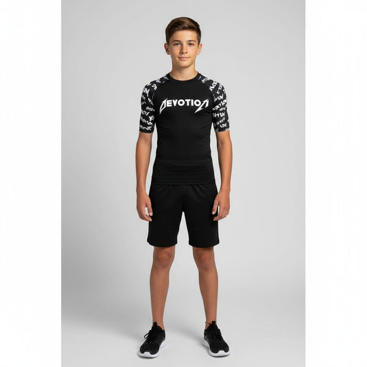 Devotion Word Sleeve Compression Shirt