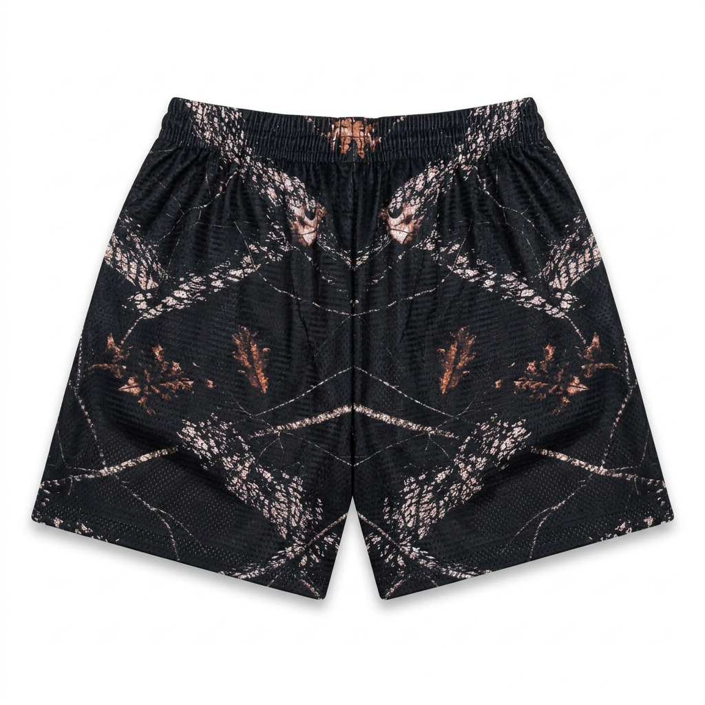 Midnight Camo Mesh Shorts