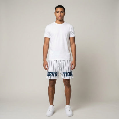 Devotion Classic Pinstripe Shorts
